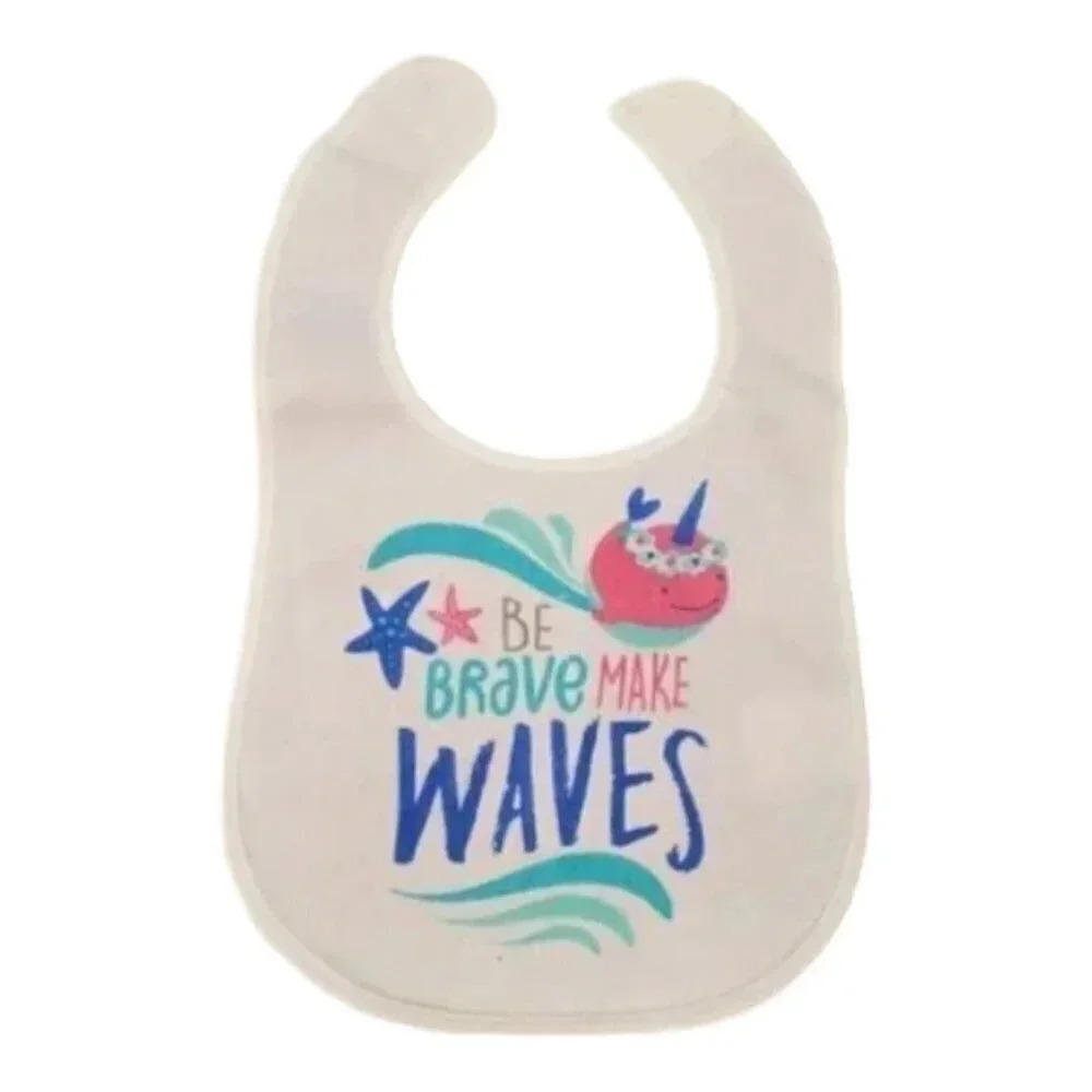 Jellyfish 5 pack Waterproof Bib Set Baby Girl Gift Set Essentials For Feeding - Picture 3 of 7
